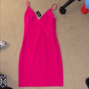 Express pink dress